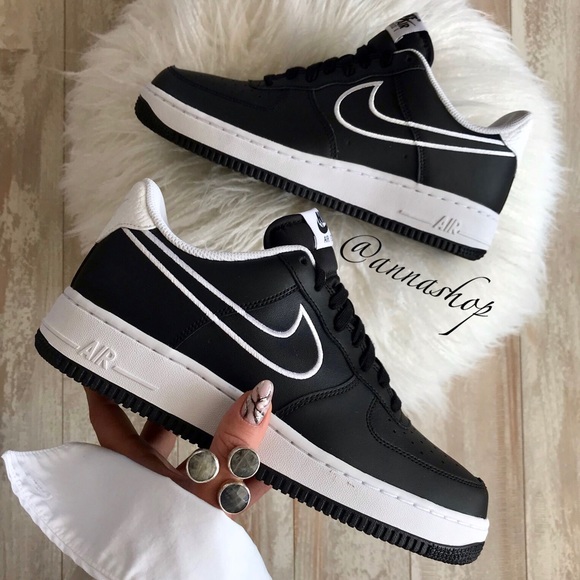Nike Shoes - NWT Nike Air Force 1 Black Leather